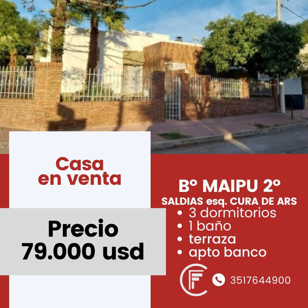 ALQUILO DPTO. EN MAIPU 2da 3 DORMITORIO