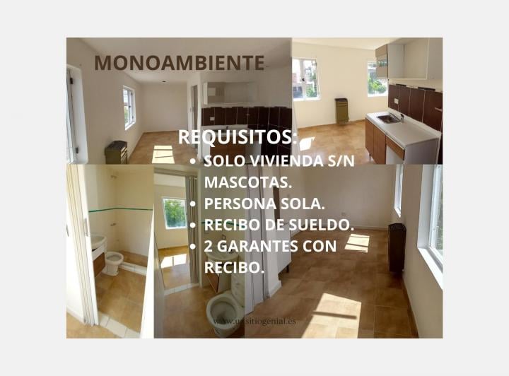 Departamento · 35m² · 1 Ambiente