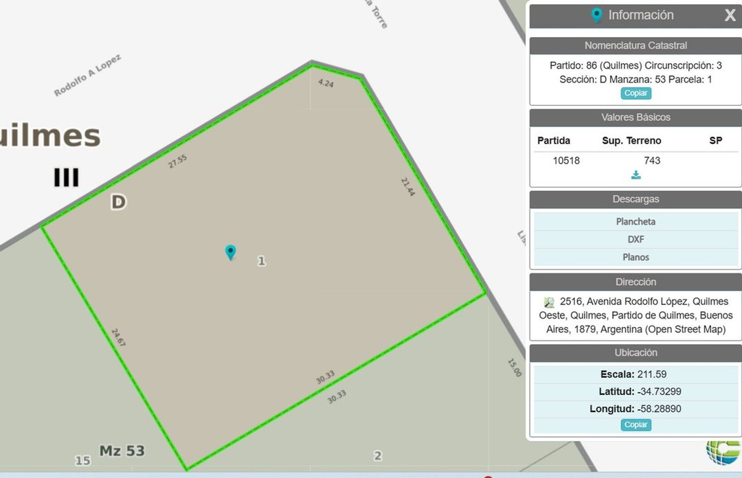 VENTA LOTE EN CONJUNTO QUILMES LOCALES DEPOSITO