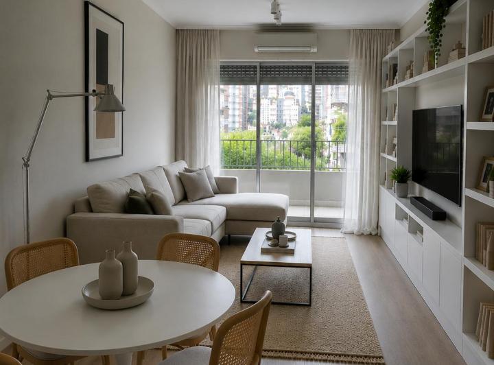 Departamento · 49m² · 2 Ambientes · 1 Cochera