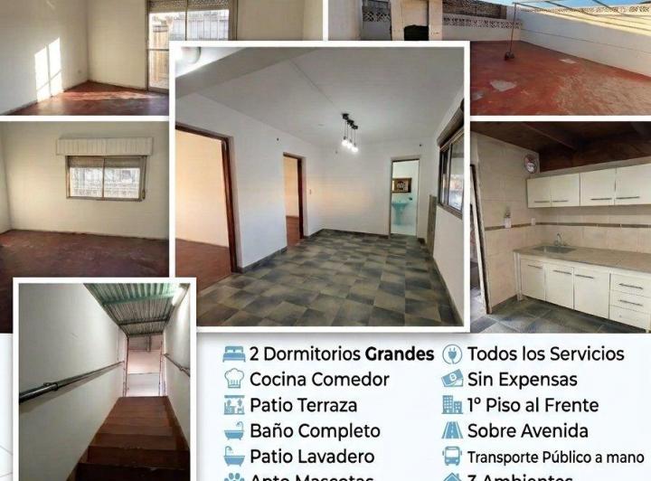 Departamento · 64m² · 3 Ambientes