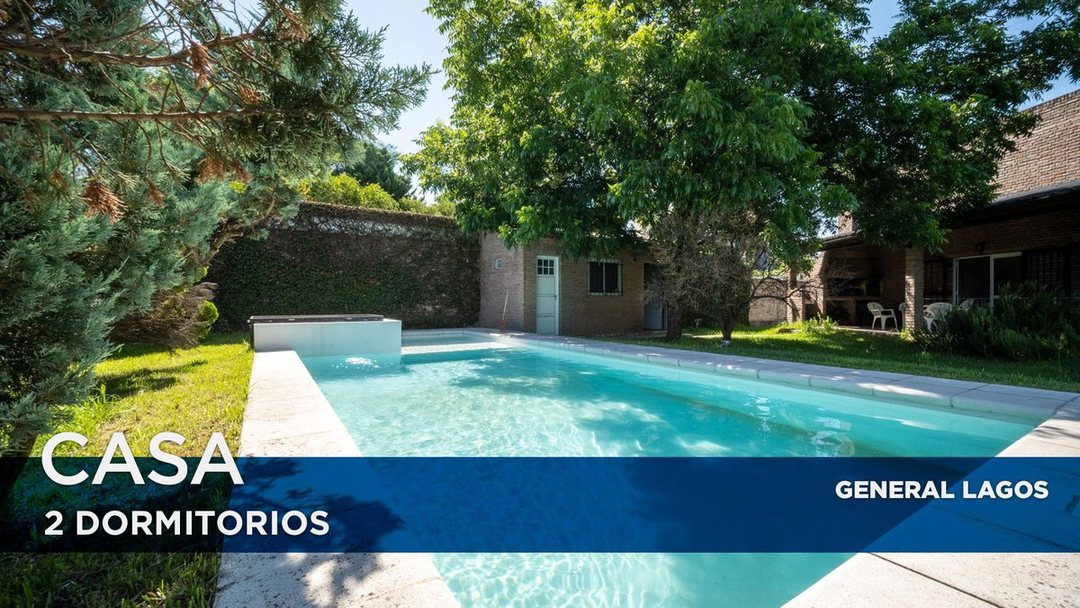 CASA EN VENTA EN GENERAL LAGOS CON PILETA