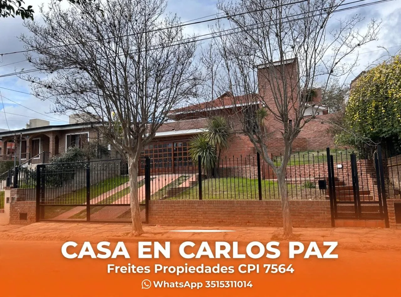 Carlos Paz 6 habitaciones pileta
