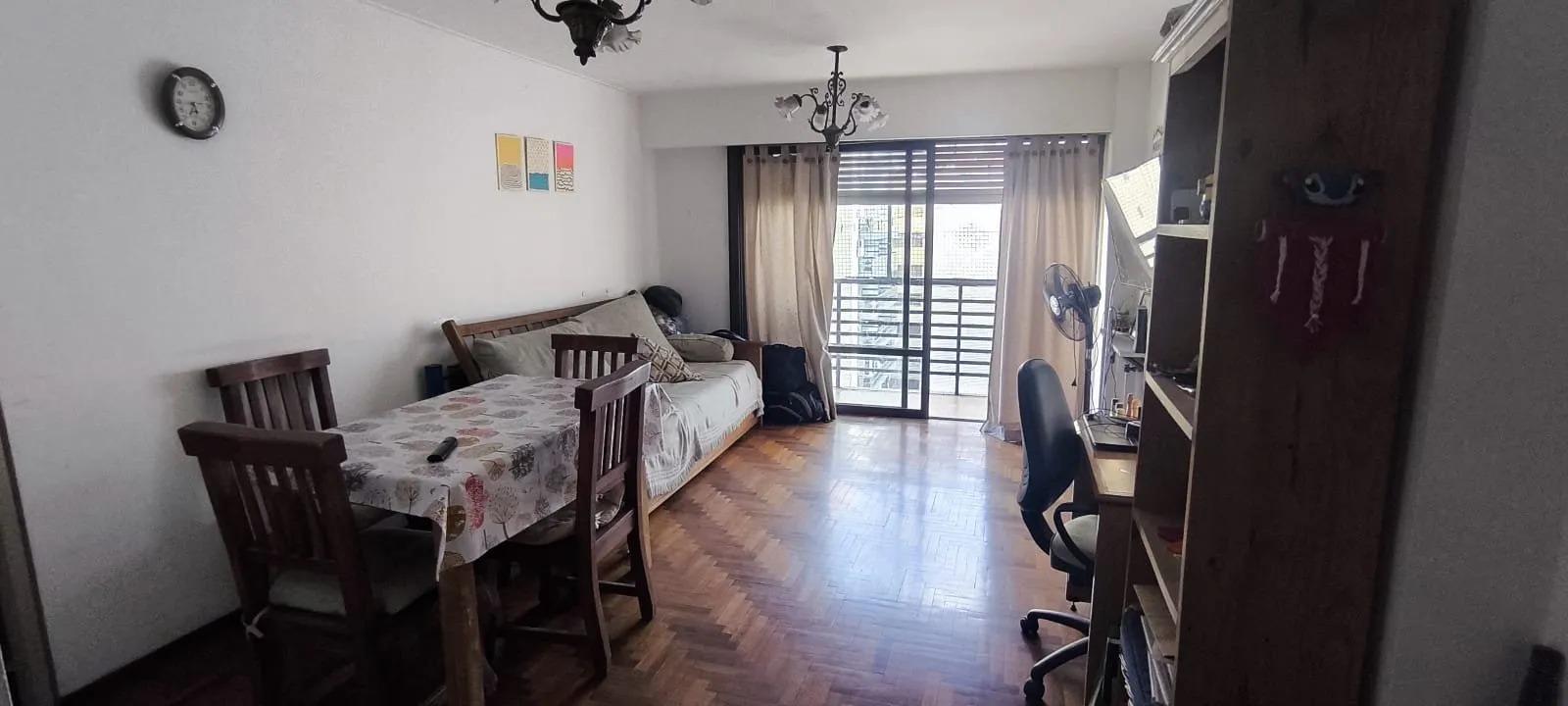 Doble balcón depto alquiler Nueva Cordoba 2 dormitorios