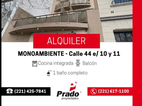 Departamento en Alquiler en Plaza Paso, La Plata