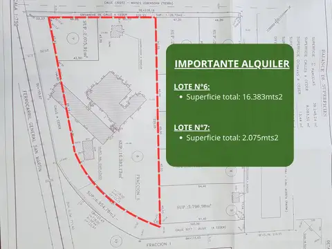 Terreno en Alquiler en Bella Vista, Partido de San Miguel