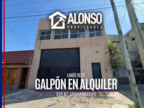 Galpón en Alquiler en Lanús Este, Lanús