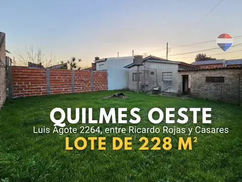 Terreno en Venta en Quilmes Oeste, Partido de Quilmes