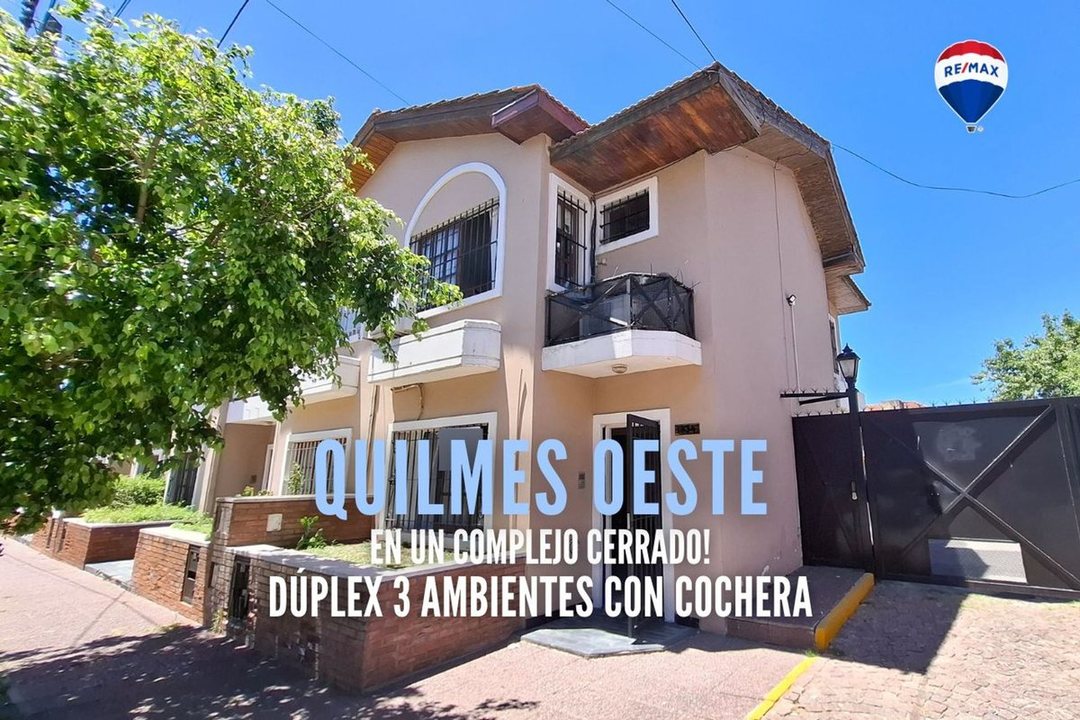 VENTA DUPLEX 3 AMB COMPLEJO CERRADO CON COCHERA