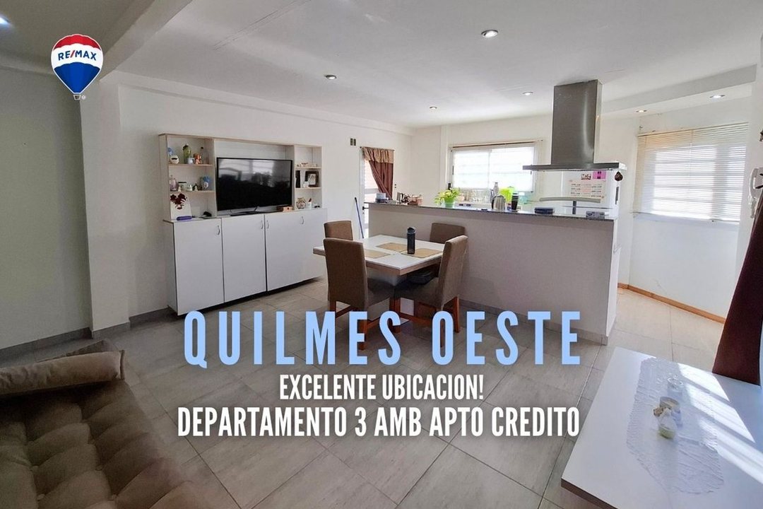 VENTA DEPTO 3 AMB QUILMES APTO CREDITO