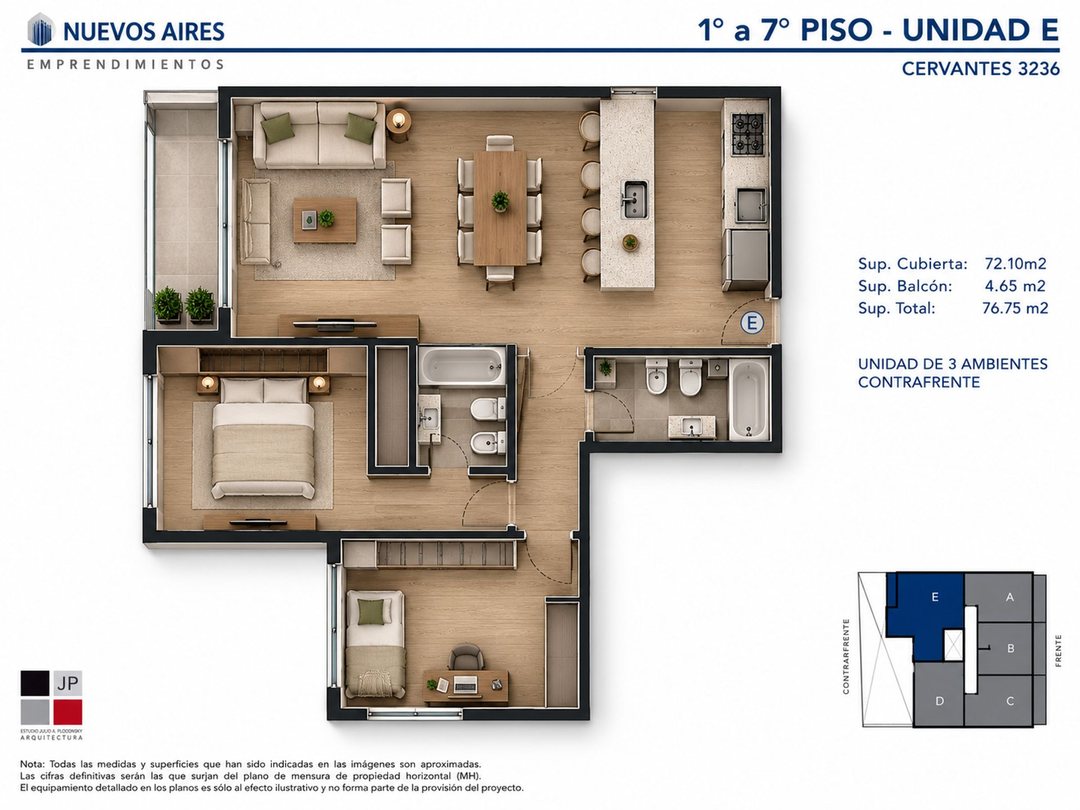 3 AMBIENTES EN VENTA VILLA DEVOTO