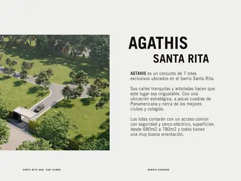 Terreno en Venta en Santa Rita, San Isidro