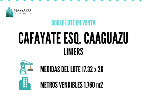 Terreno en Venta en Liniers, Capital Federal