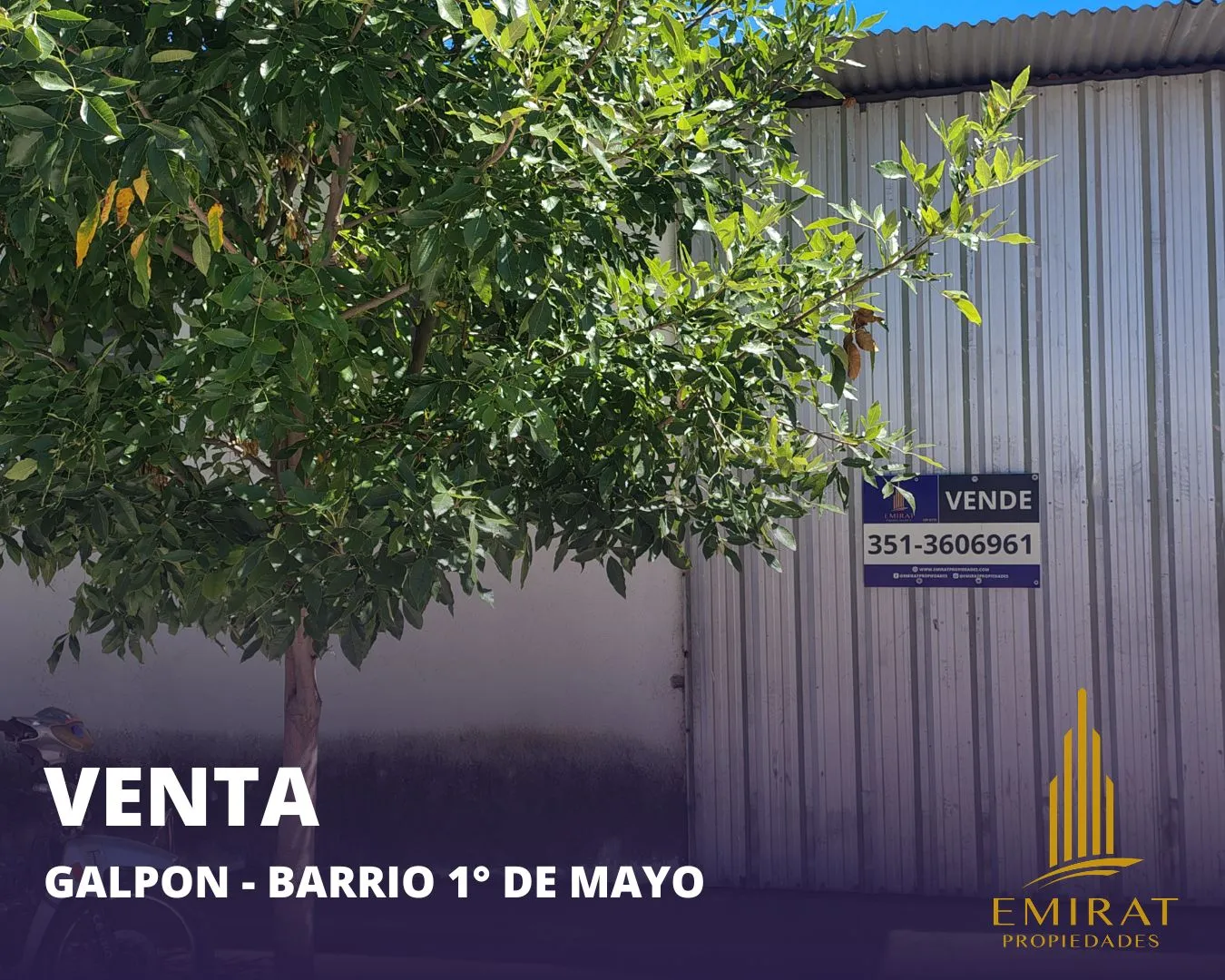 Galpón en venta en barrio primero de mayo