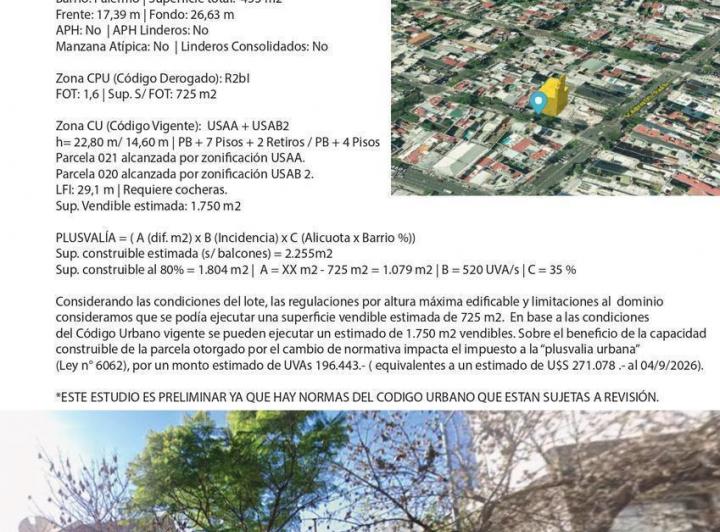 Terreno · 453m²