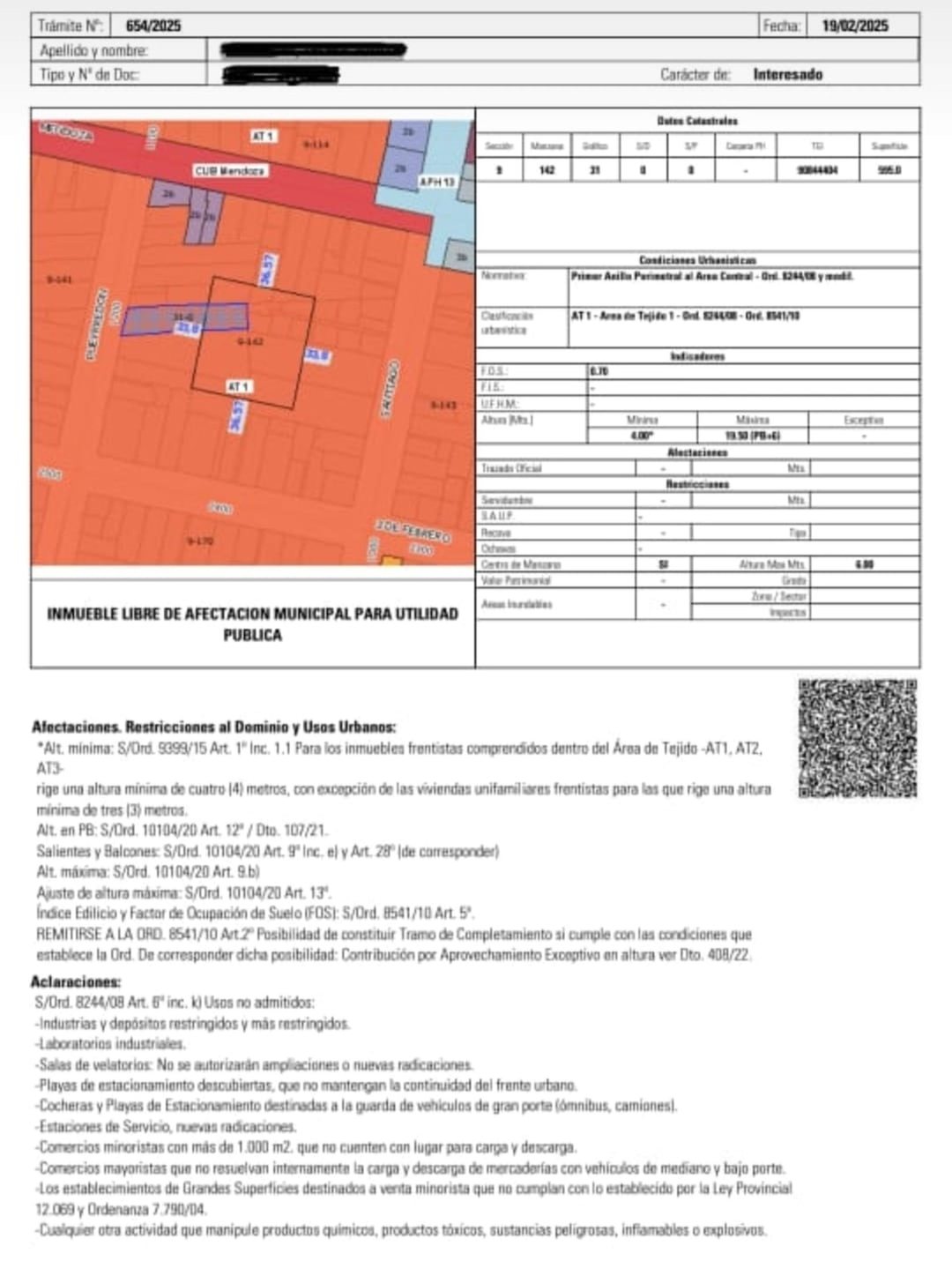 LOTE ESTRATÉGICO EN BARRIO LOURDES