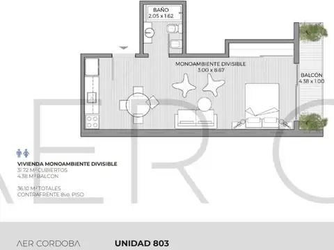 Departamento en Venta en Chacarita, Capital Federal
