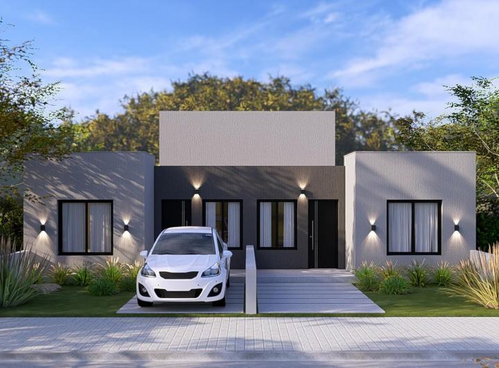 Casa · 64m² · 4 Ambientes · 1 Cochera