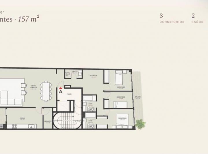 Departamento · 131m² · 4 Ambientes