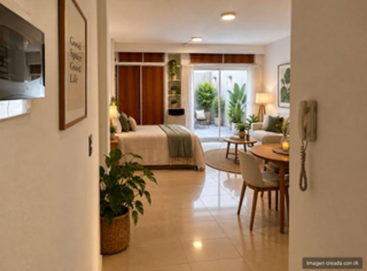 Departamento · 31m² · 1 Ambiente · 1 Cochera