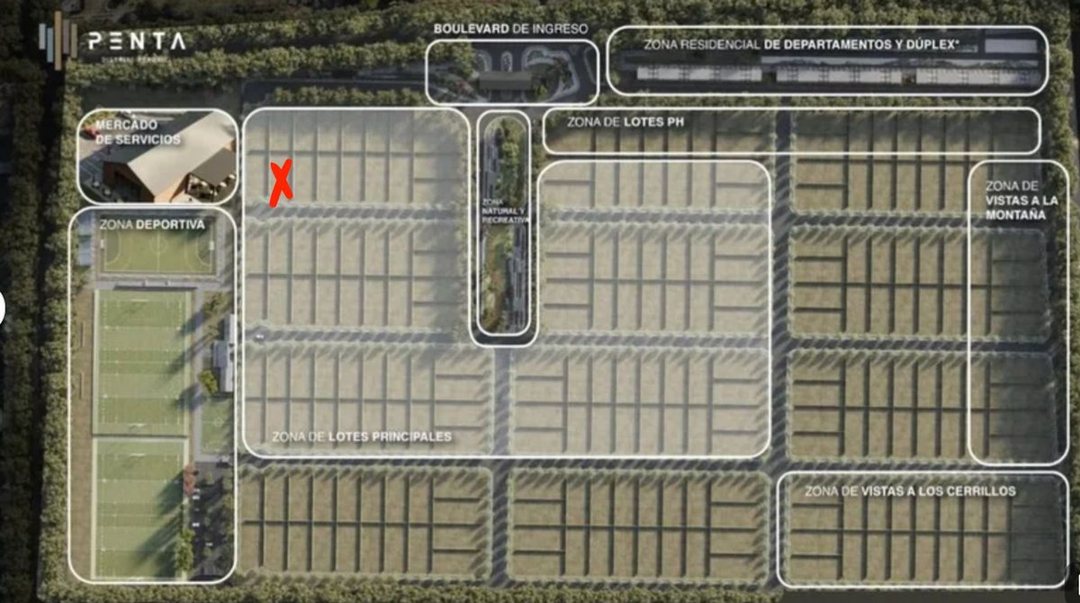 Venta de Lote en barrio privado PENTA