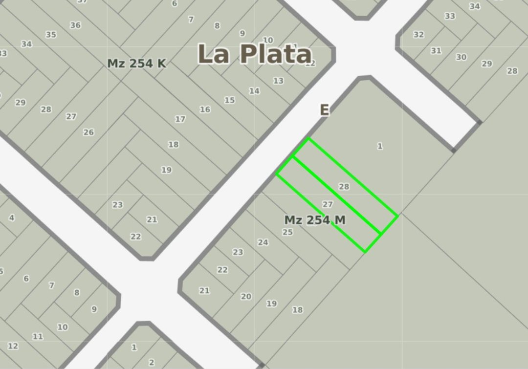 Lote en venta La Plata