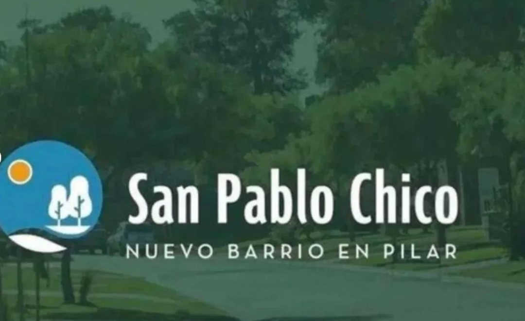 ESPECTACULAR LOTE EN SAN PABLO CHICO-PILAR