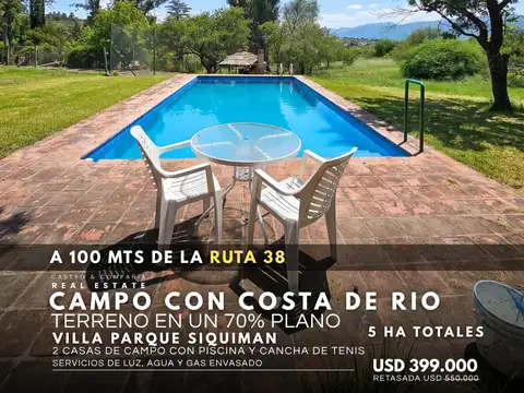 Terreno en Venta en Villa Parque Siquiman, Punilla