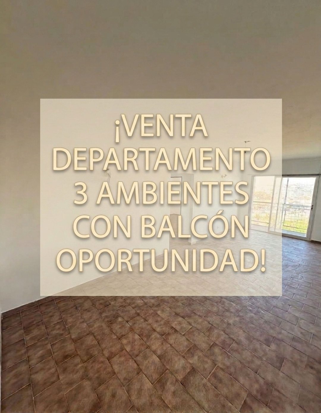 VENTA DEPARTAMENTO 3 AMBIENTES OPORTUNIDAD