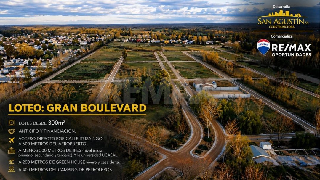 LOTE 341 M2 EN VENTA GRAND BOULEVARD NEUQUEN