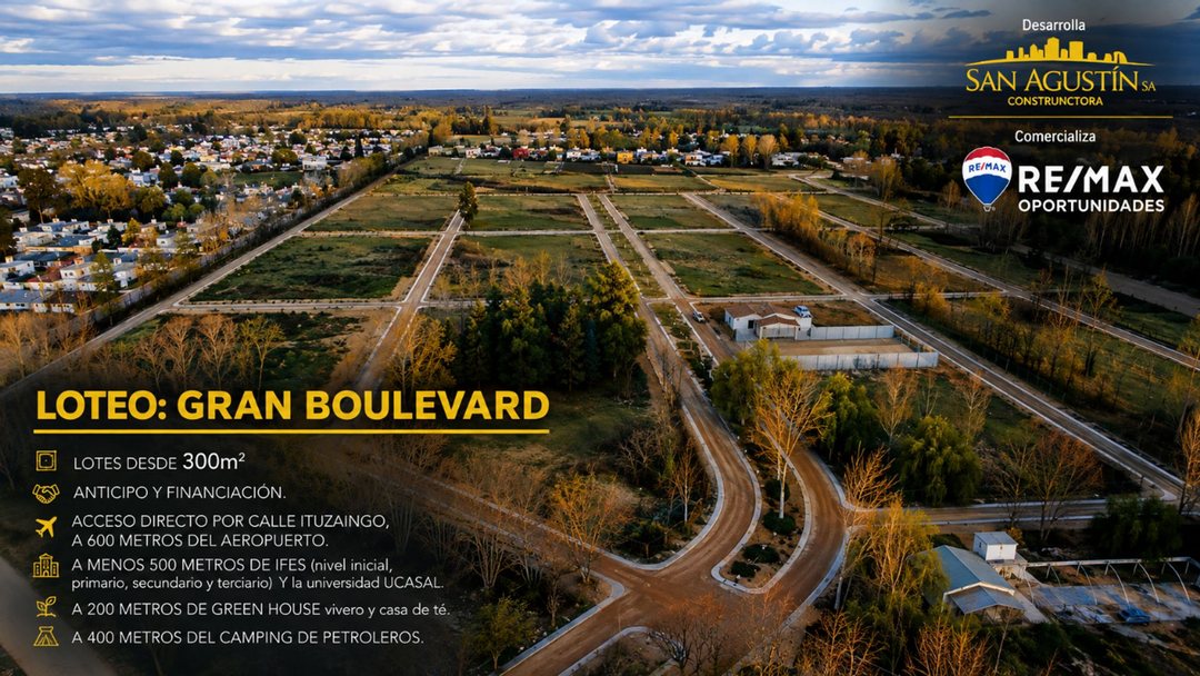 Lote en Venta, LOTEO GRAN BOULEVARD, Valentina Sur