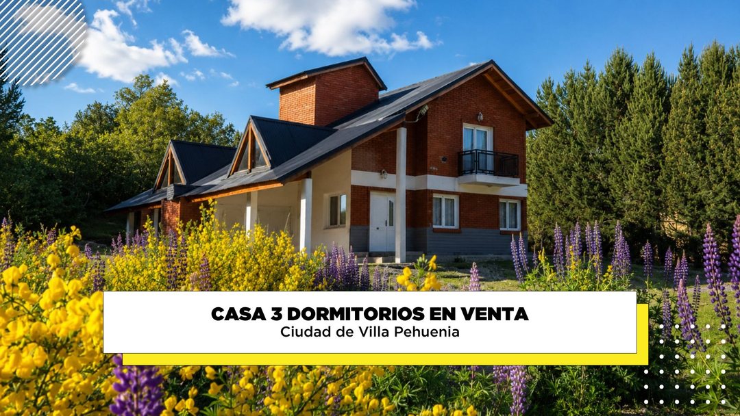 Casa 3 dormitorios en venta Villa Pehuenia