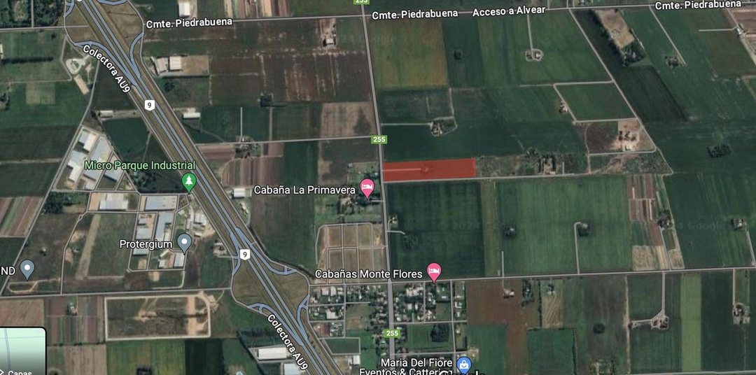 VENTA FRACCIÓN INDUSTRIAL EN ALVEAR 3,9 HA