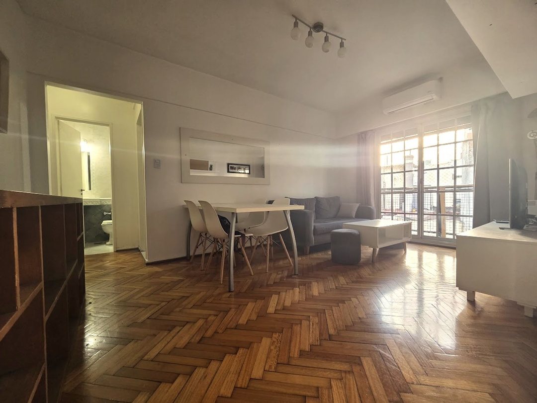 depto 3 ambientes frente  balcon Palermo Botanico