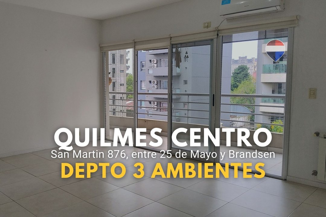 VENTA DEPTO 3 AMBIENTES CON COCHERA EN QUILMES