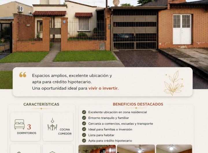 Casa · 98m² · 7 Ambientes · 2 Cocheras