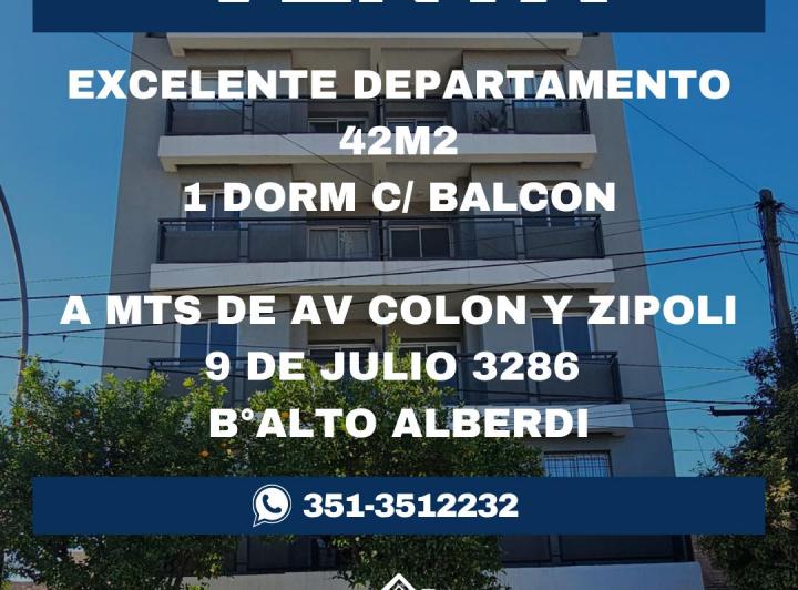Departamento · 40m² · 3 Ambientes