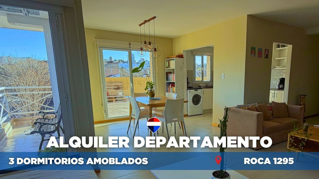 Alquiler Departamento 3 Dormitorios Amoblados