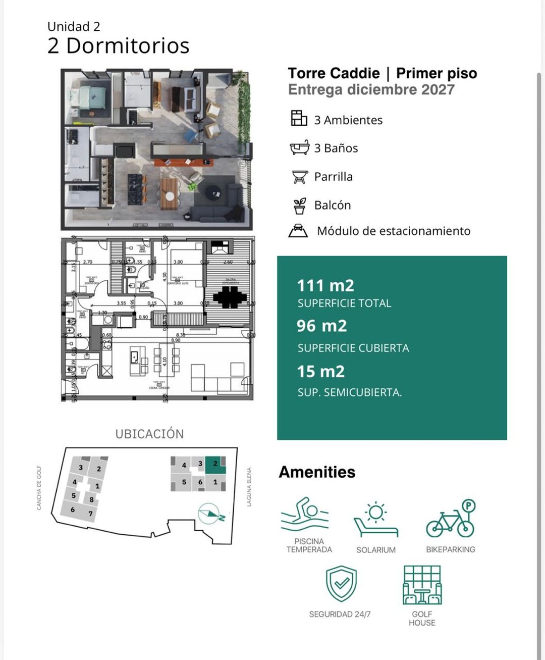 EN VENTA DPTO 2 DORMITORIOS PLOTTIER-CANALES