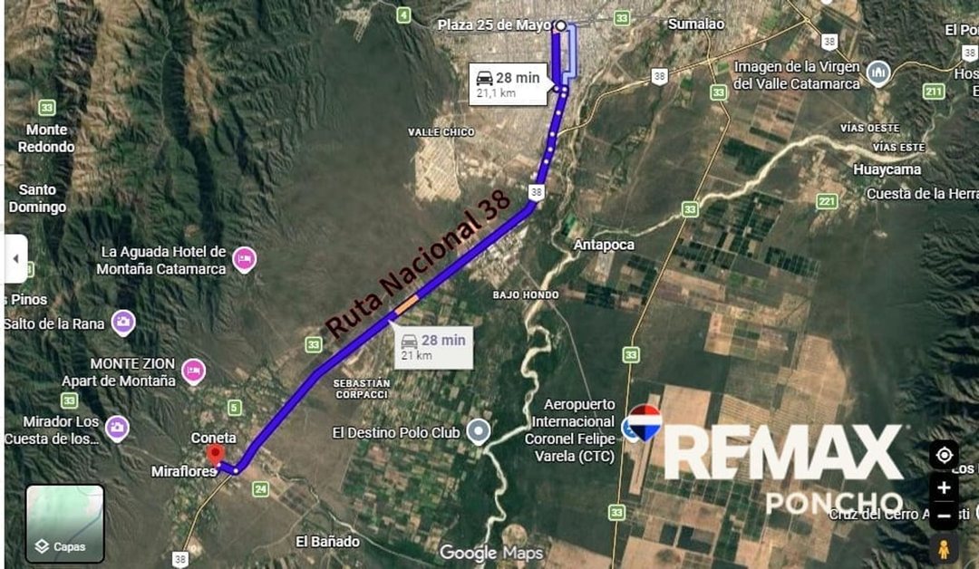 VENTA DE TERRENO MIRAFLORES - CATAMARCA