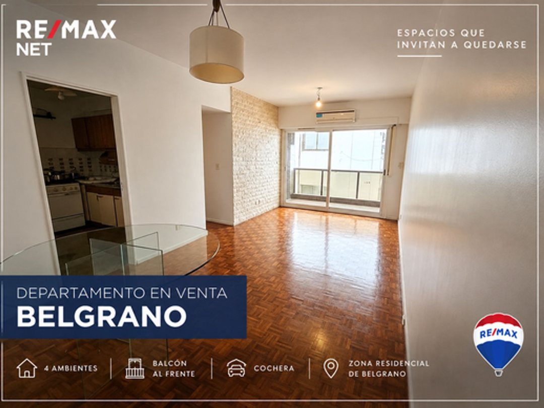 DEPARTAMENTO 3 AMBIENTES VENTA BELGRANO