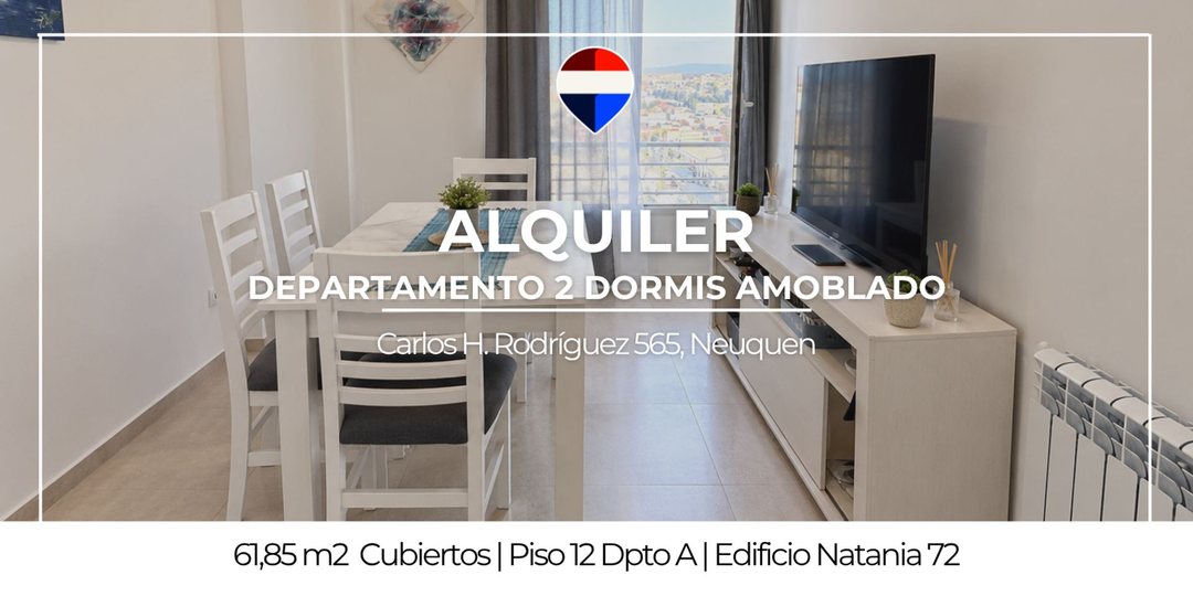 ALQUILER 2 DORMIS AMOBLADO NEUQUEN