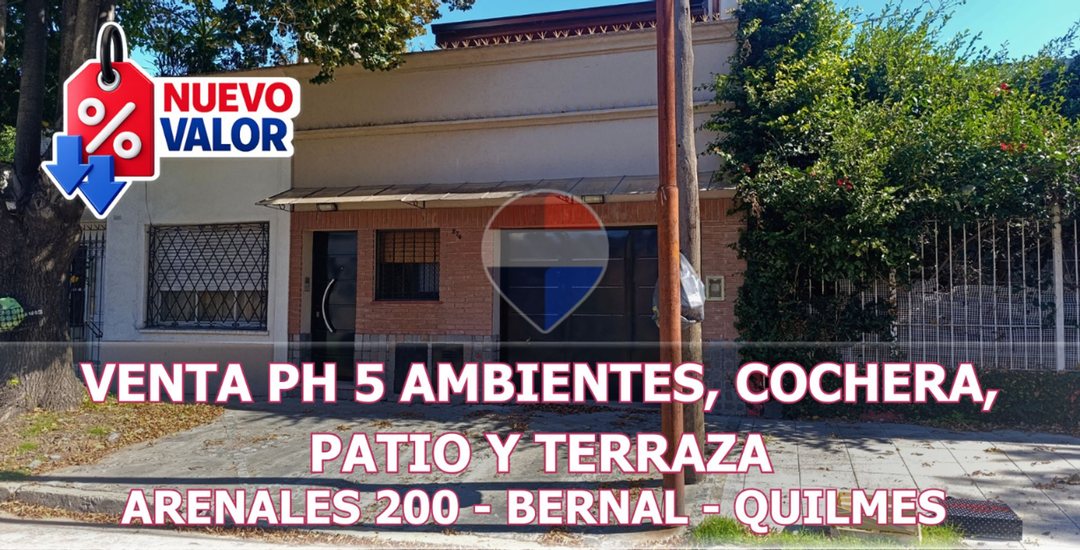 VENTA PH COCHERA PATIO TERRAZA BERNAL OPORTUNIDAD