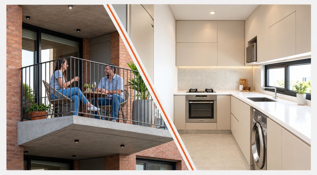 VENTA DEPARTAMENTO A ESTRENAR 3 AMB BALCON TERRAZA