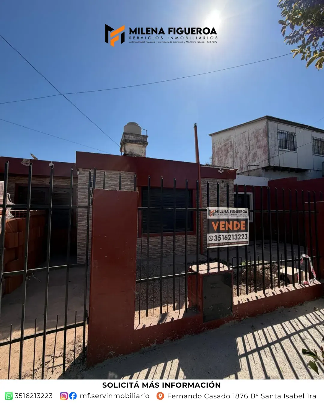 VENDO CASA A REFACCIONAR - B° RESIDENCIAL SUD