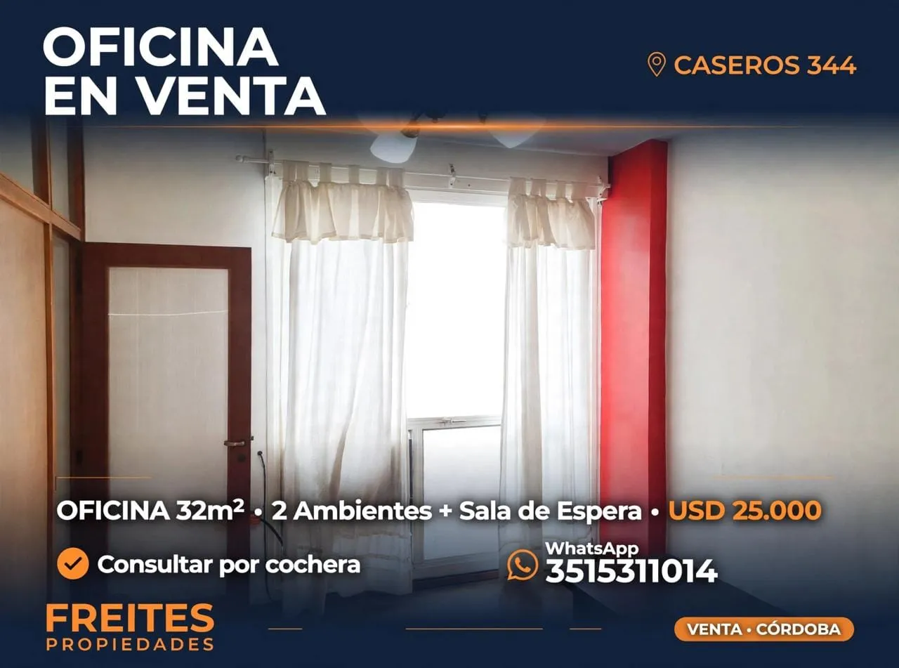 OFICINA en VENTA  CASEROS 344 - CÓRDOBA CENTRO