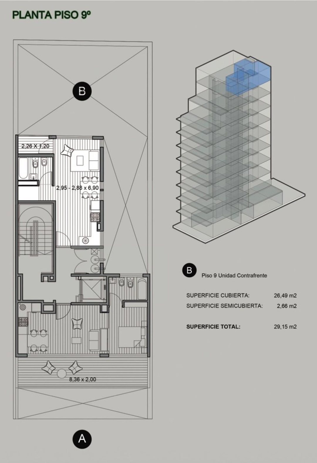 VENTA MONOAMBIENTE A ESTRENAR EN VILLA DEL PARQUE