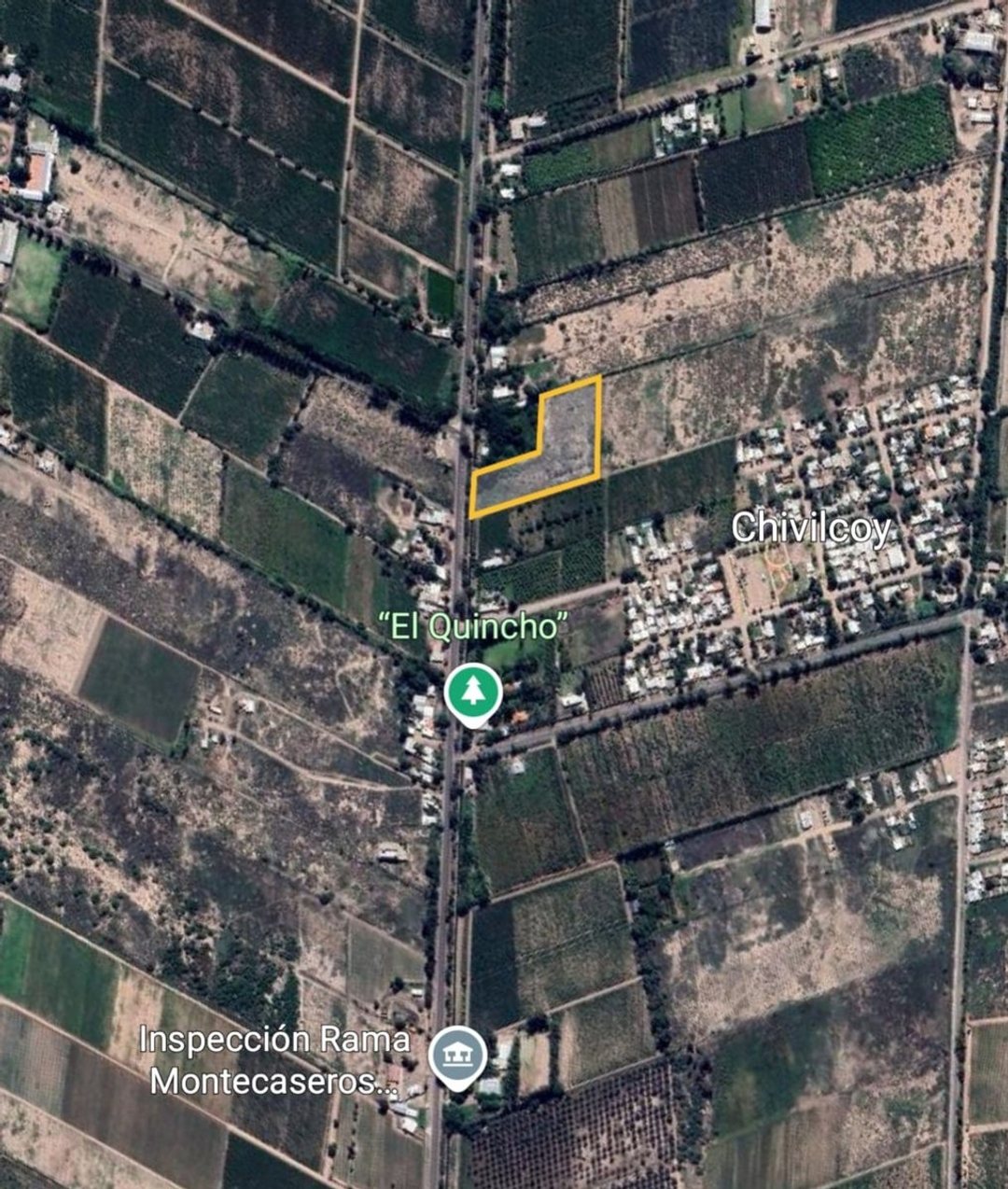 Terreno con derecho de riego
