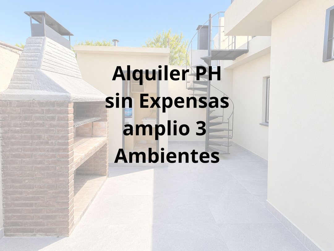 PH 1er PISO 3 AMBIENTES ALQUILER MUNRO