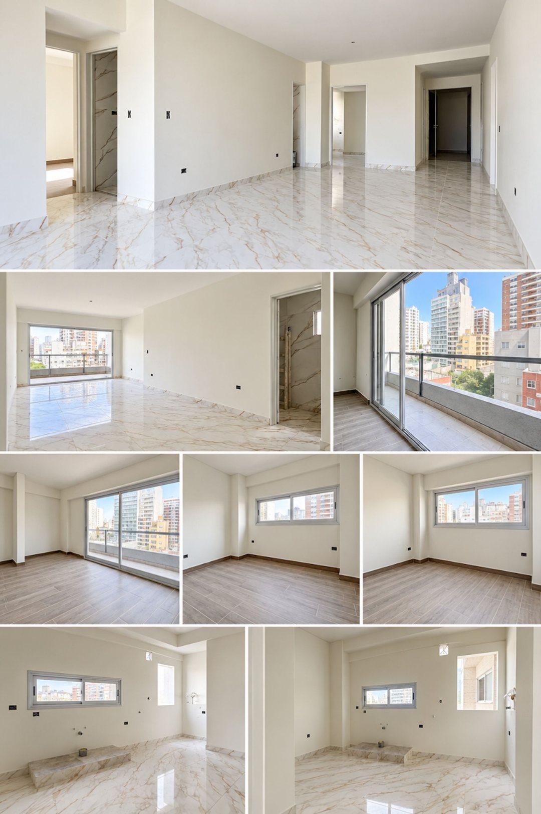 3 Ambientes a Estrenar | Piso 7 con balcón Corrido